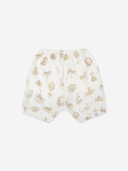 Atelier Choux Baby Carousel Bloomers in White