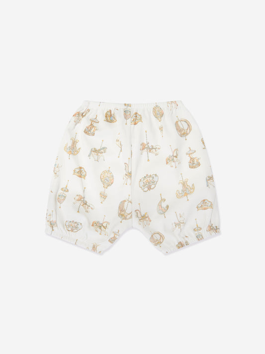 Atelier Choux Baby Carousel Bloomers in White