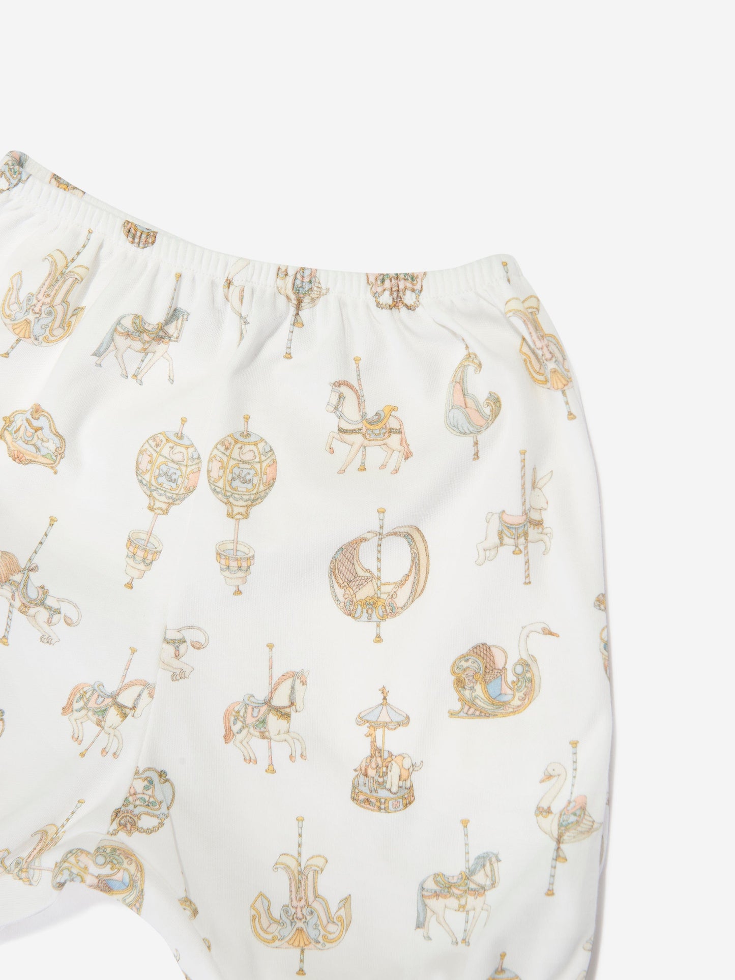 Atelier Choux Baby Carousel Bloomers in White