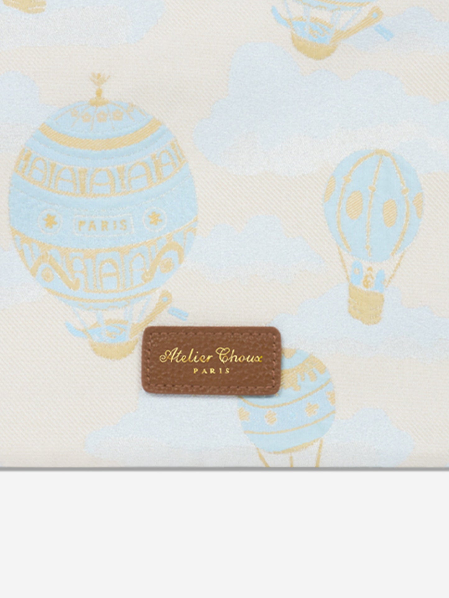 Atelier Choux Baby Hot Air Balloons Pouch in Blue (31cm)