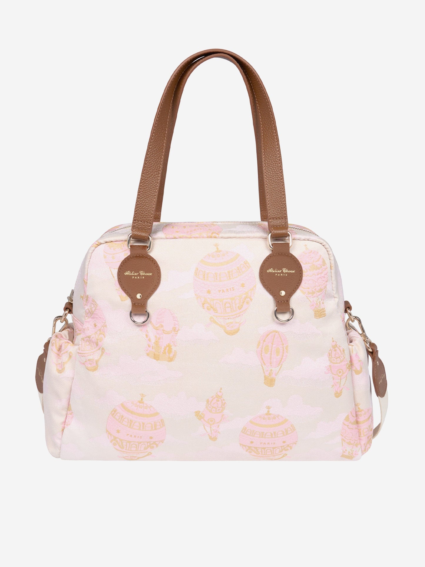 Atelier Choux Baby Hot Air Balloons Changing Bag in Pink (38cm)