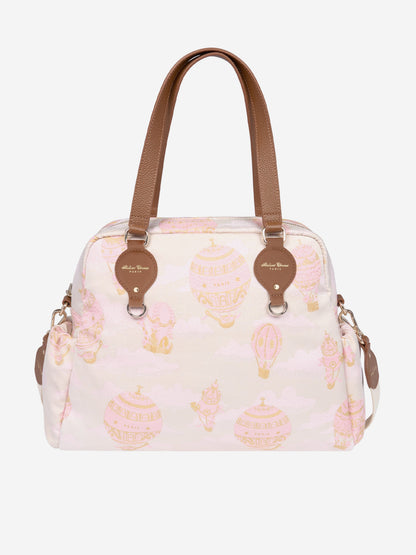 Atelier Choux Baby Hot Air Balloons Changing Bag in Pink (38cm)