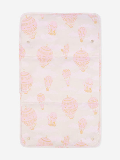 Atelier Choux Baby Hot Air Balloons Changing Bag in Pink (38cm)