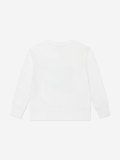 Atelier Choux Girls Carousel Sweatshirt in Ivory