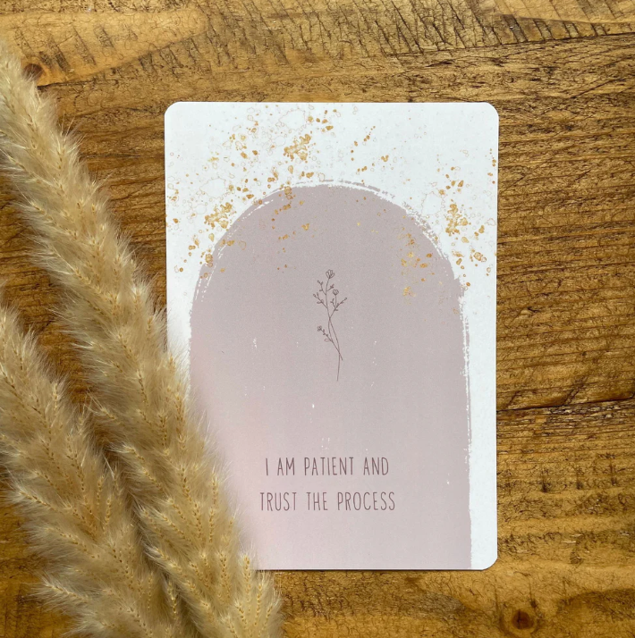 Cartes d'affirmation pour la grossesse