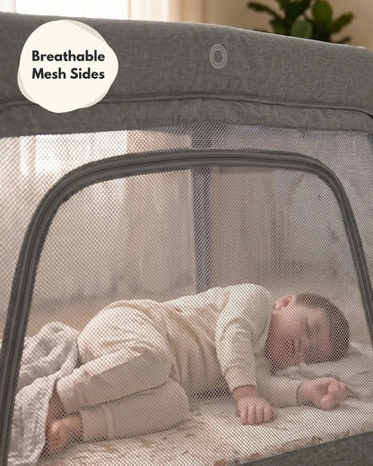 Airpod 3 Travel Cot Includes Newborn Insert - Light Grey