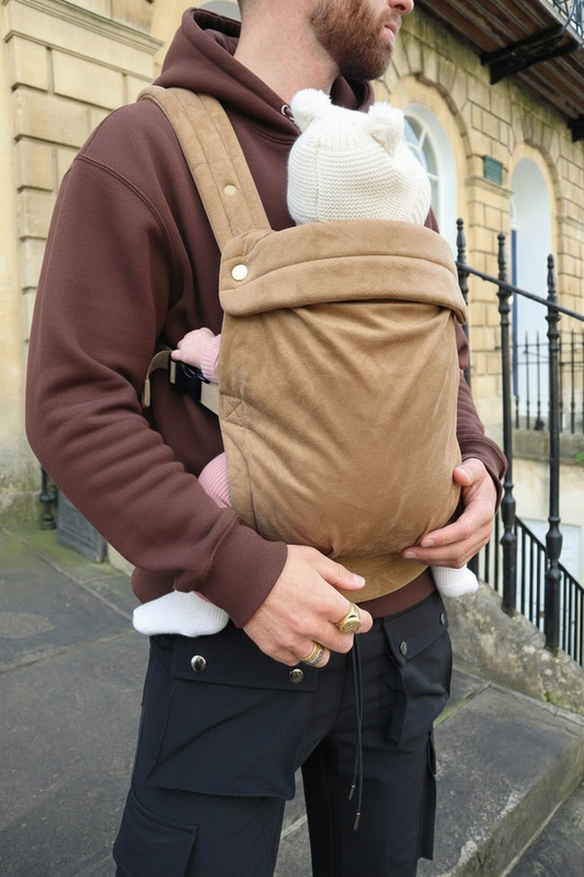 Velvet Baby Carrier - Almondine
