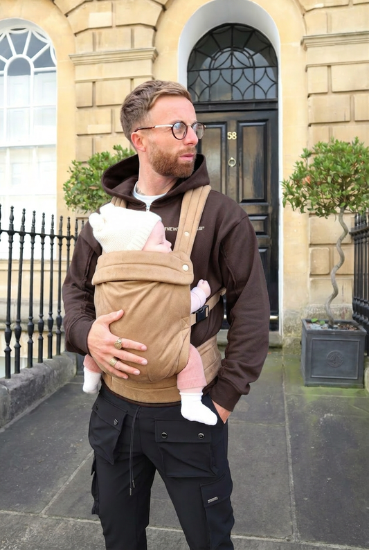 Velvet Baby Carrier - Almondine