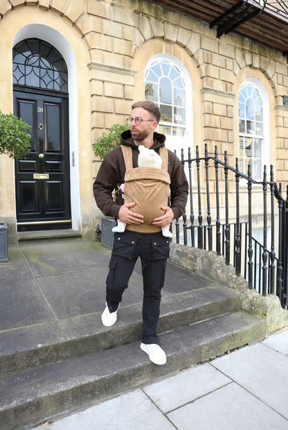 Velvet Baby Carrier - Almondine
