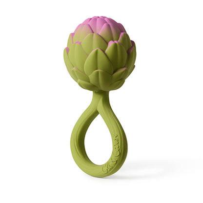 Oli & Carol Artichoke Baby Rattle & Teether