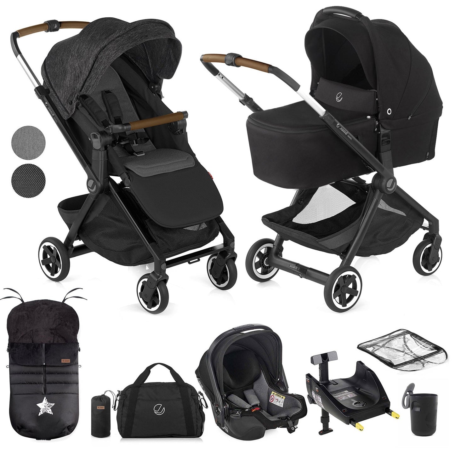 Jané Newel 10-Piece Travel System with Koos i-Size & Isofix Base