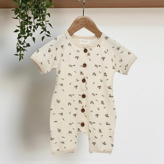 Baby Waffle Romper
