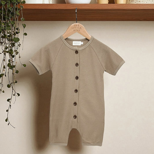 Baby Waffle Romper