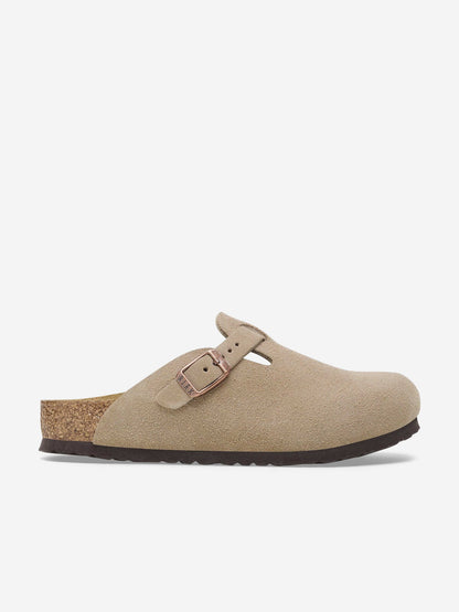 BIRKENSTOCK Kids Boston Clog Sandals in Beige