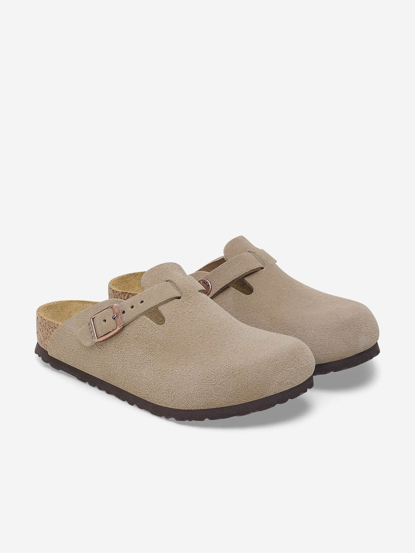BIRKENSTOCK Kids Boston Clog Sandals in Beige