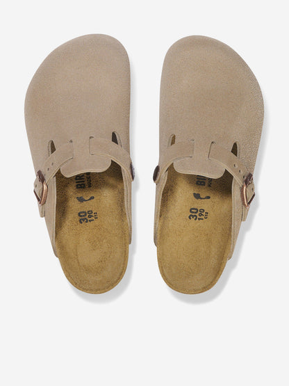 BIRKENSTOCK Kids Boston Clog Sandals in Beige