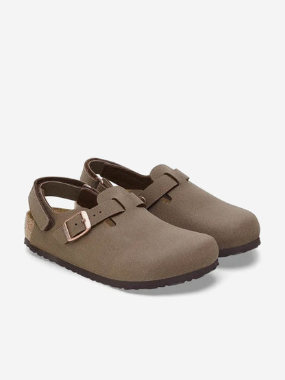 BIRKENSTOCK Kids Tokio Clogs in Brown