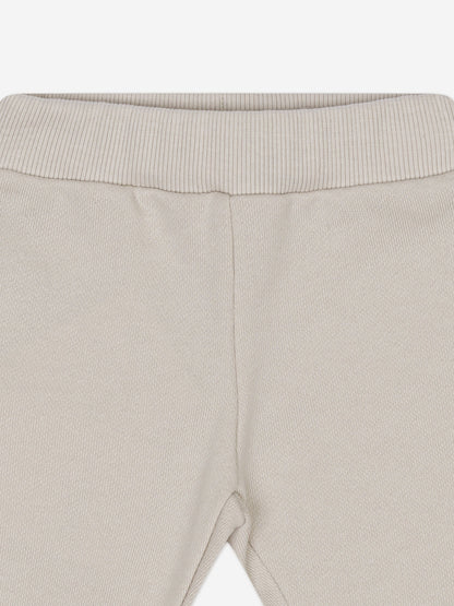 Balmain Baby Logo Tape Joggers in Beige
