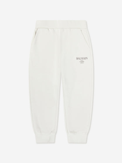 Balmain Kids Logo Joggers in Beige