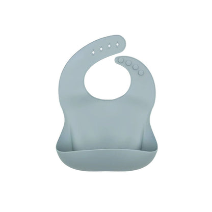 Bavoir en silicone BLW Essentials - Bleu foncé