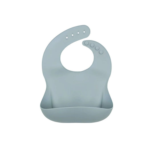 Bavoir en silicone BLW Essentials - Bleu foncé