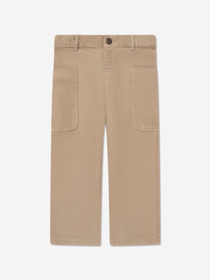 Bonpoint Girls Looping Trousers in Beige