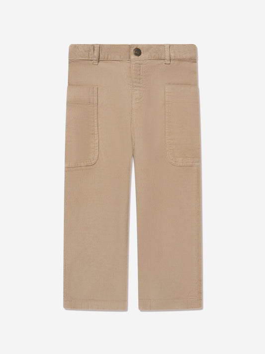 Bonpoint Girls Looping Trousers in Beige