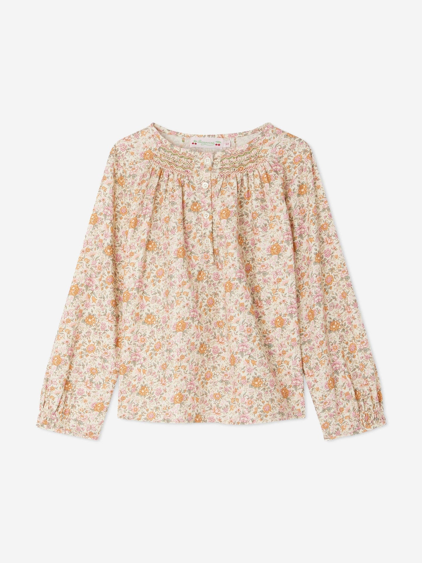 Bonpoint Girls Rose Blouse in Multicolour