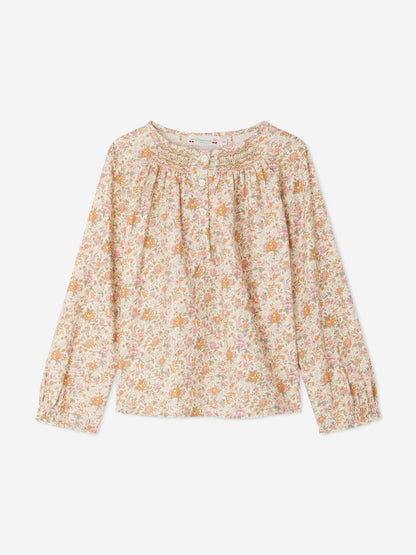 Bonpoint Girls Rose Blouse in Multicolour