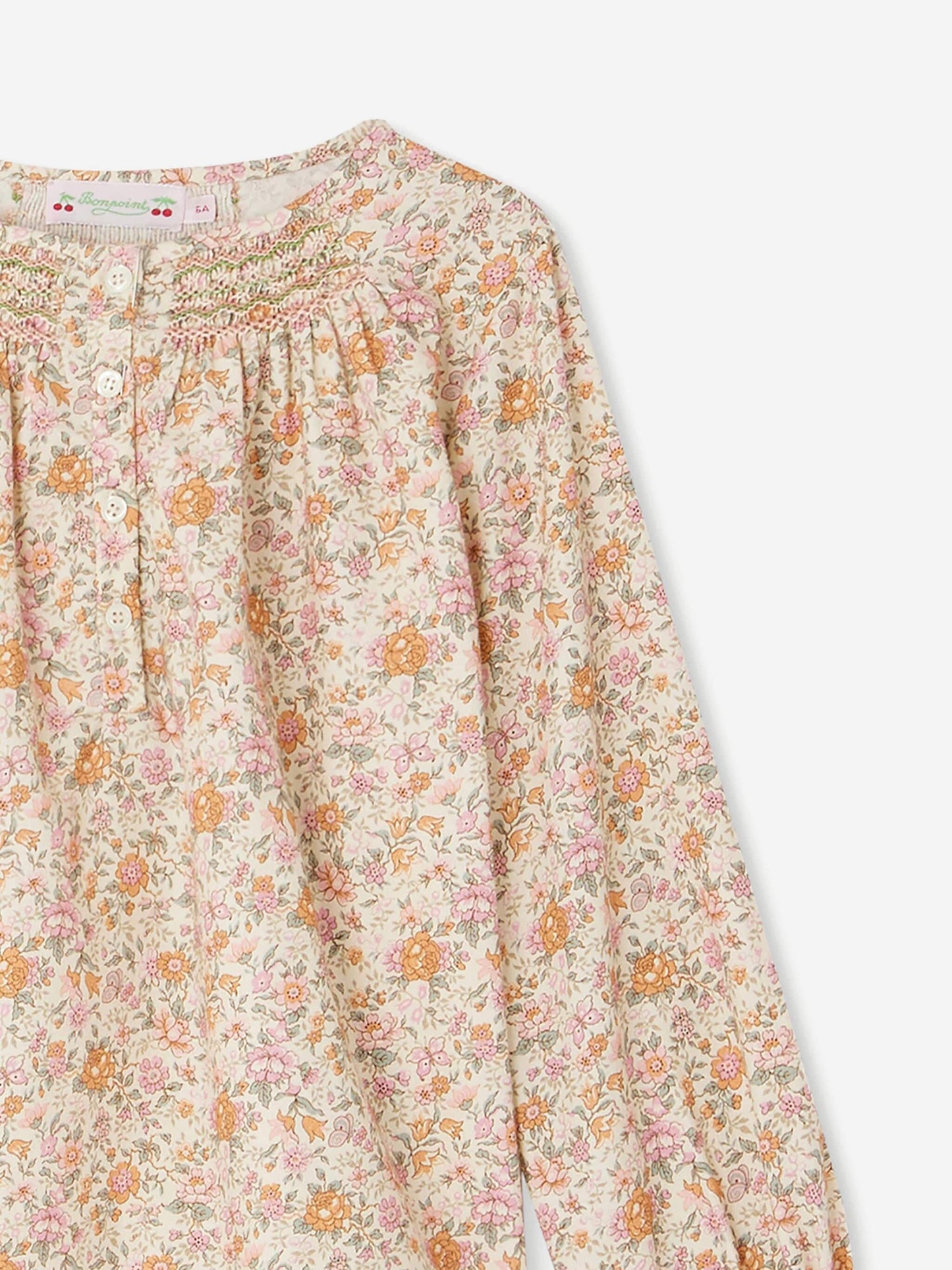 Bonpoint Girls Rose Blouse in Multicolour