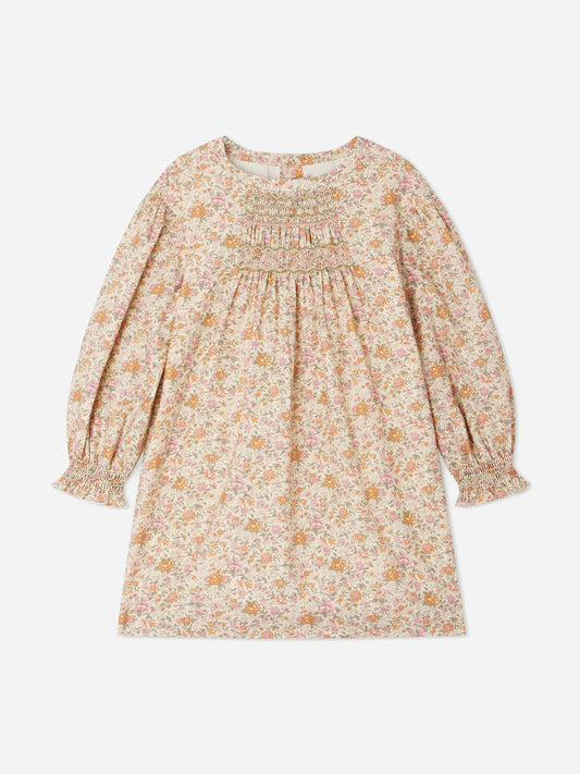 Bonpoint Girls Floral Divine Dress in Pink