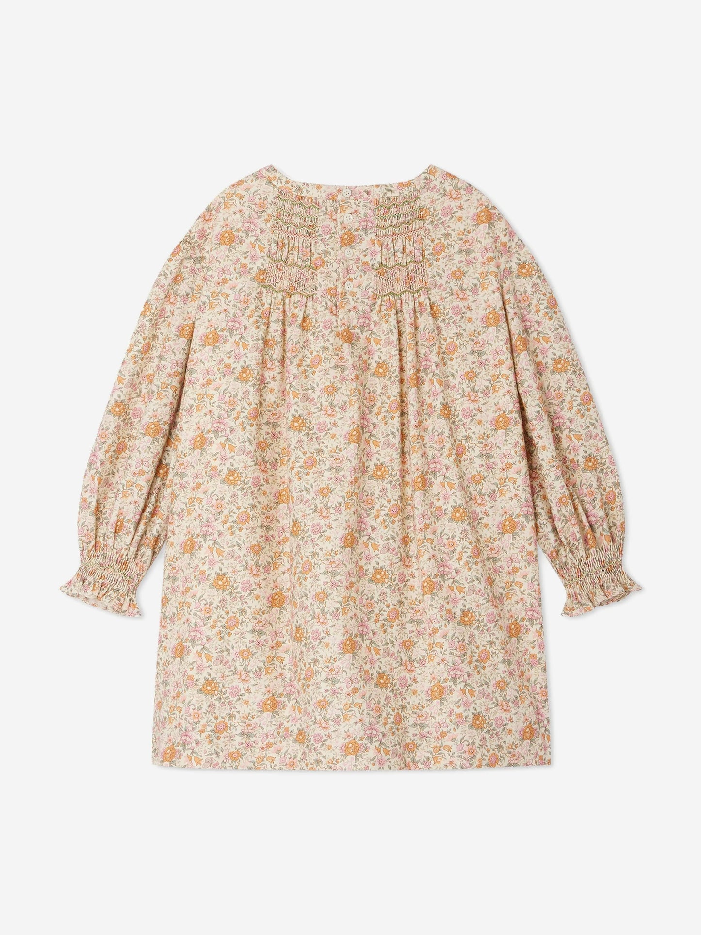 Bonpoint Girls Floral Divine Dress in Pink
