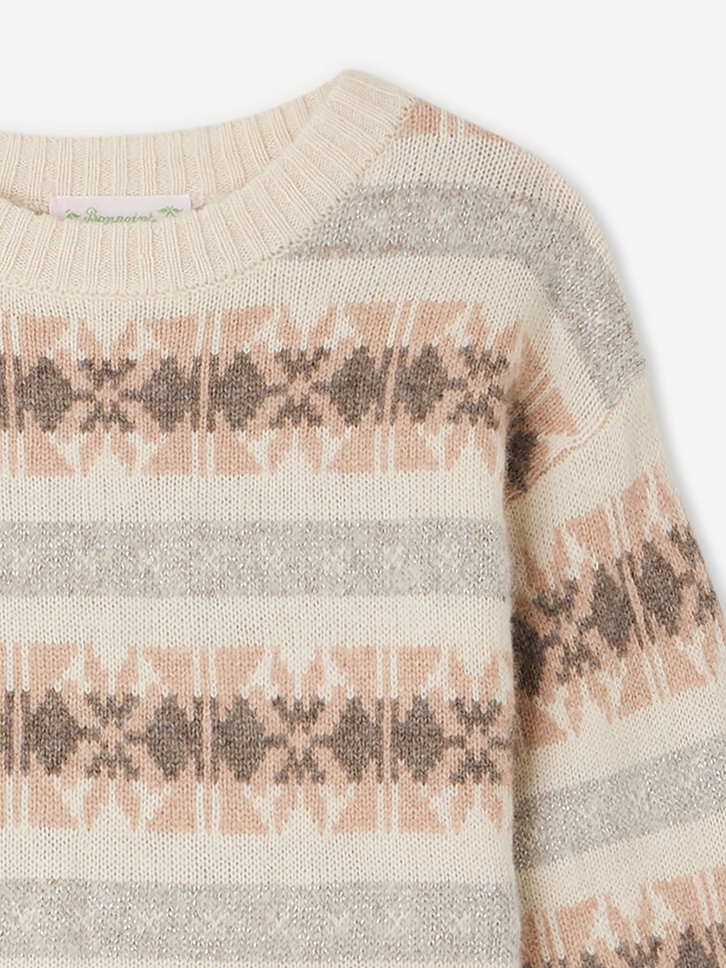 Bonpoint Girls Greet Jumper in Multicolour