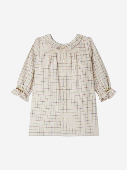 Bonpoint Baby Girls Juju Dress in Ivory
