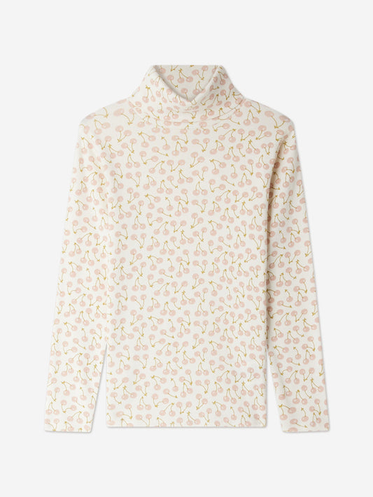 Bonpoint Girls Tahiti T-Shirt in Ivory