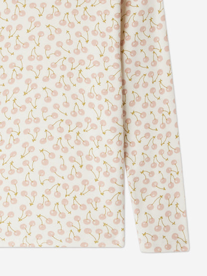 Bonpoint Girls Tahiti T-Shirt in Ivory
