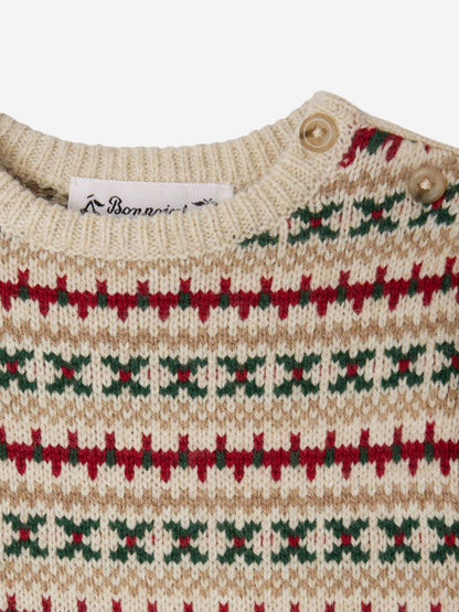 Bonpoint Baby Boys Dalmire Jumper in Ivory