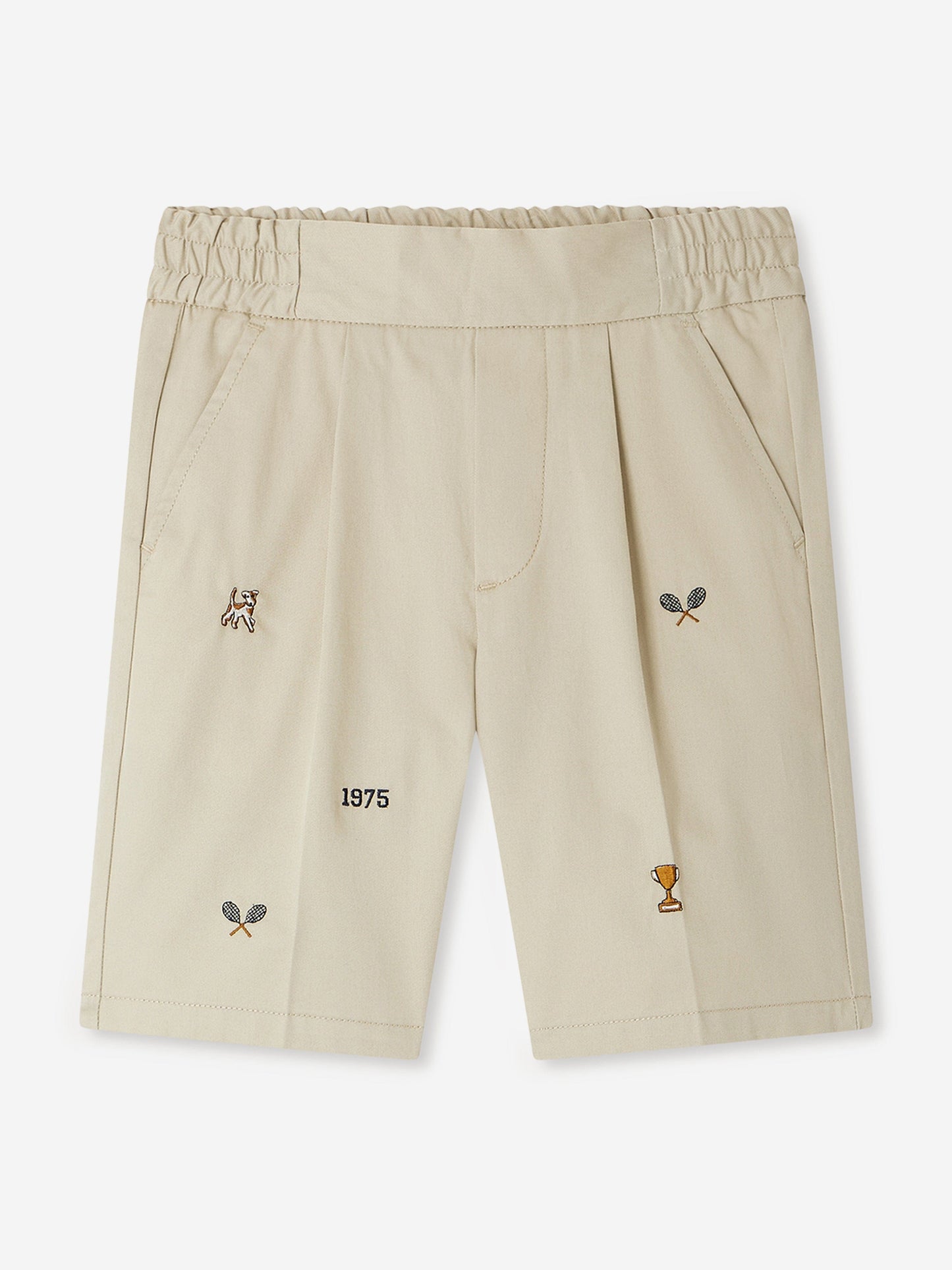 Bonpoint Boys Christian Shorts in Beige