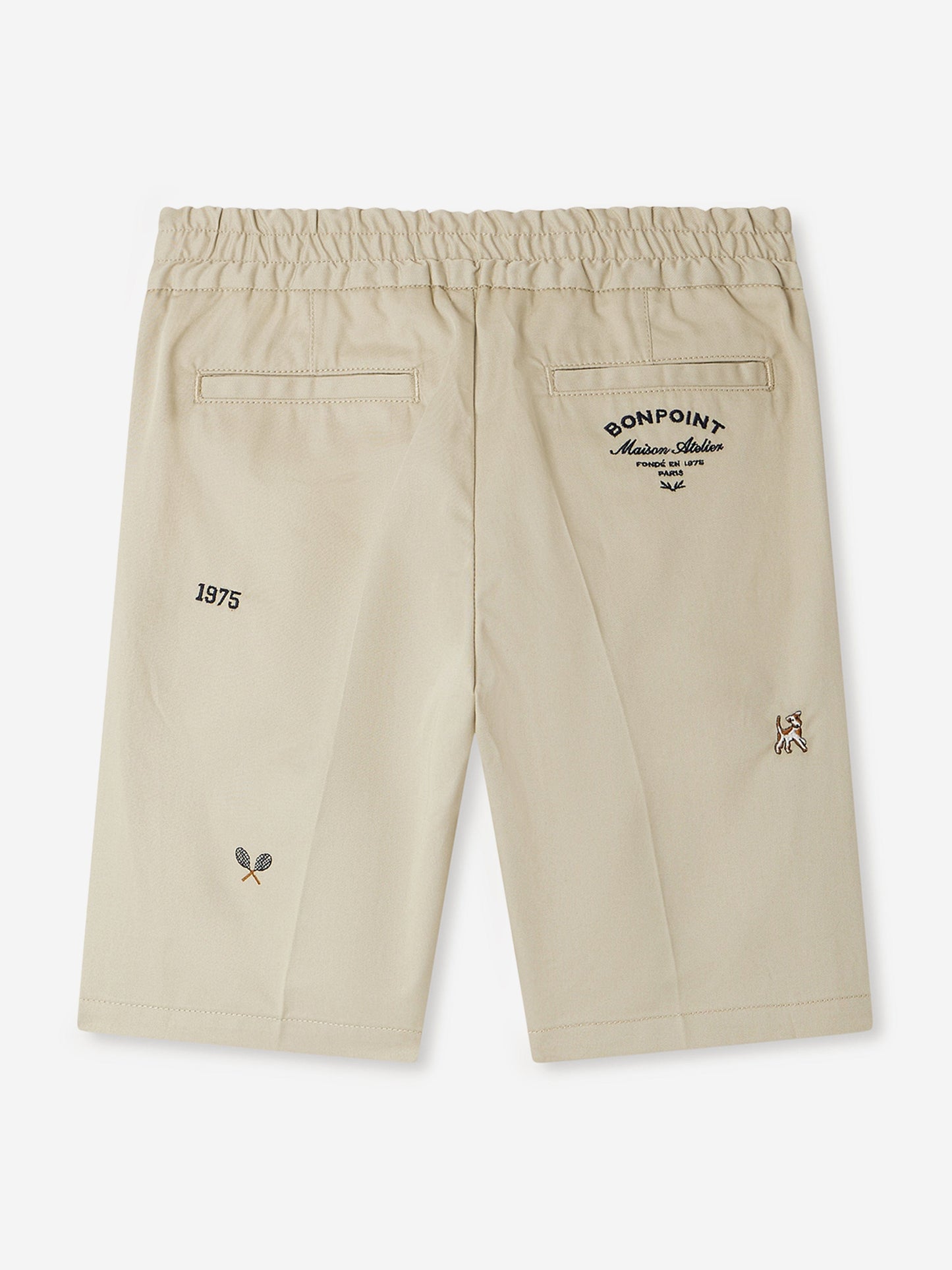 Bonpoint Boys Christian Shorts in Beige