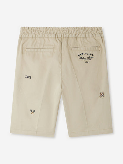 Bonpoint Boys Christian Shorts in Beige