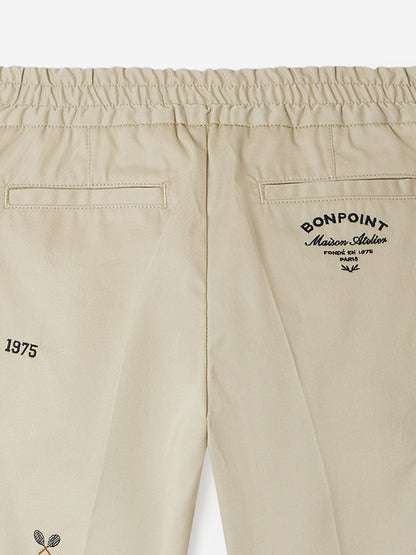 Bonpoint Boys Christian Shorts in Beige