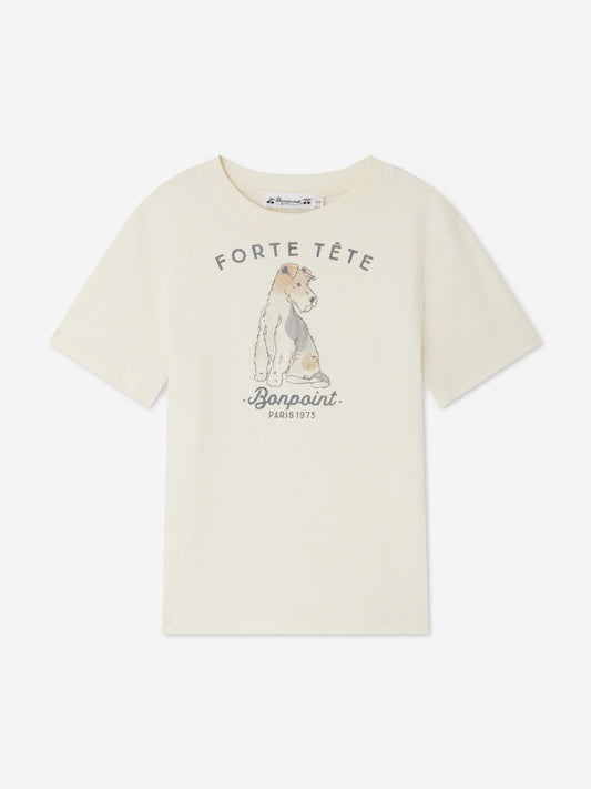 Bonpoint Boys Thibald T-Shirt in Ivory