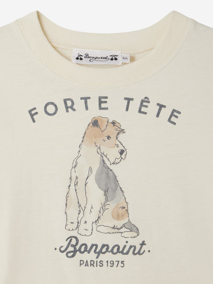 Bonpoint Boys Thibald T-Shirt in Ivory