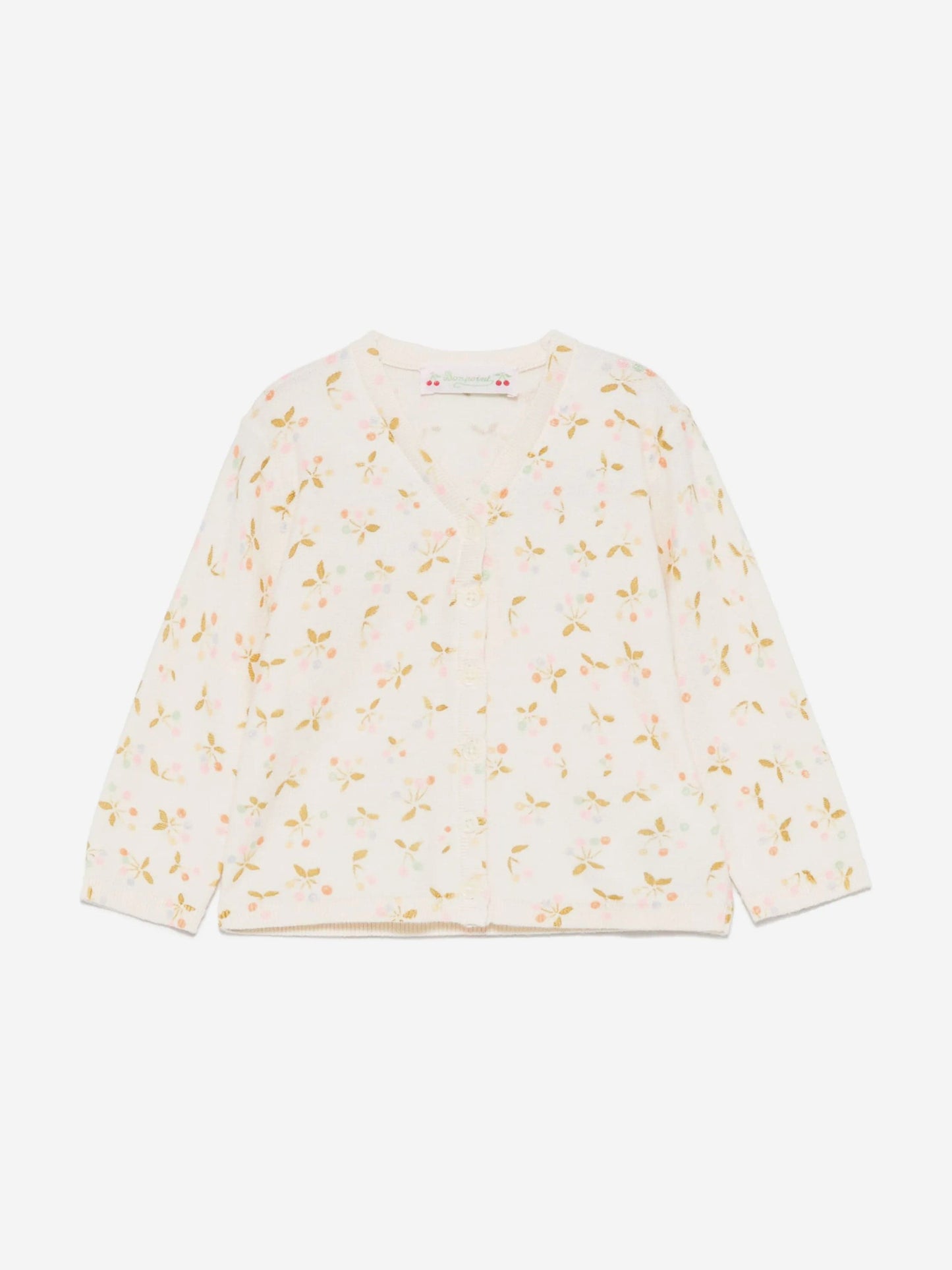 Bonpoint Baby Girls Azia Cardigan in Ivory