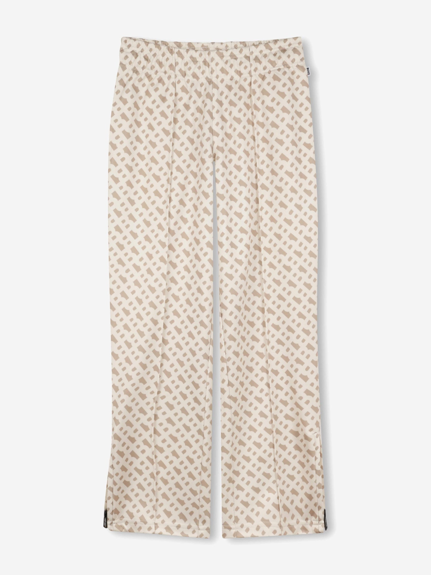 BOSS Boys Monogram Jogging Pants in Beige