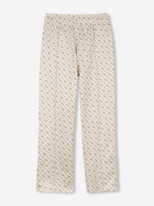 BOSS Boys Monogram Jogging Pants in Beige