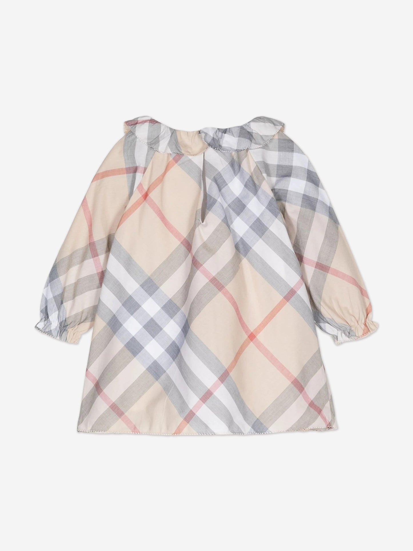 Burberry Baby Girls Emmeline Check Dress Set in Beige