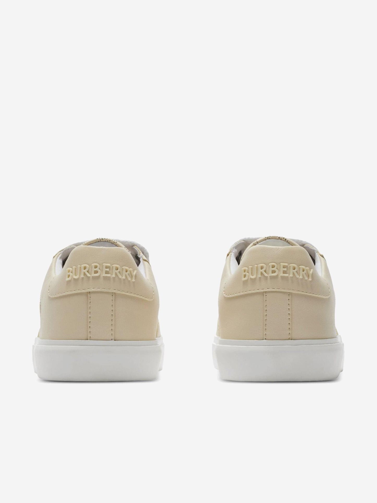 Burberry Kids Noah Trainers in Beige