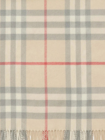 Burberry Baby Check Wool Blanket in Beige (90 x 90cm)