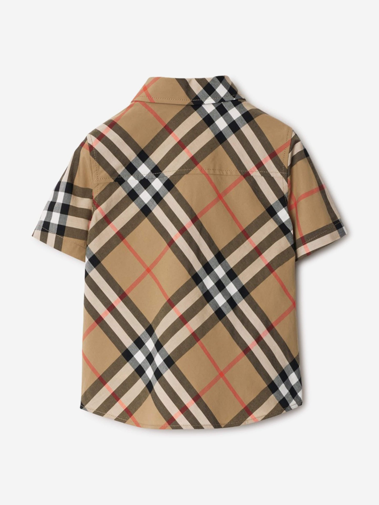 Burberry Baby Boys Owen Essential Check Shirt in Beige